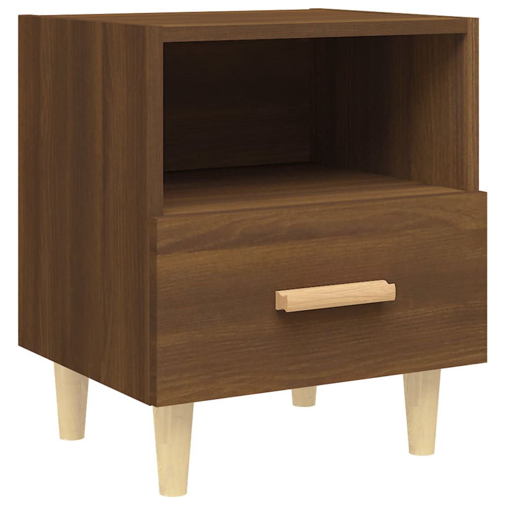 Nachtkastjes 2 St 40X35X47 Cm Bruineikenkleurig