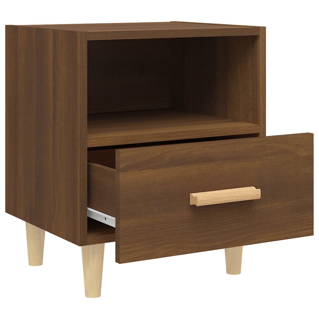 Nachtkastjes 2 St 40X35X47 Cm Bruineikenkleurig