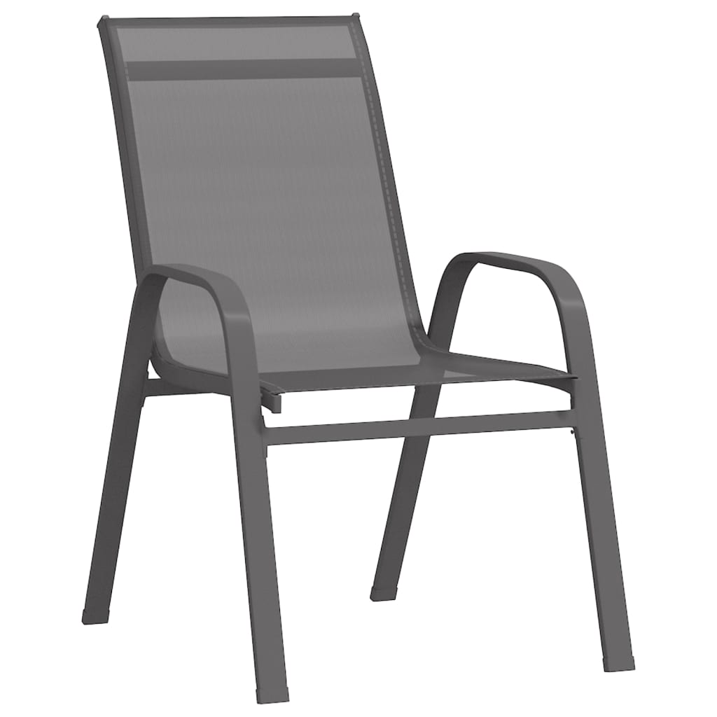 7-Delige Tuinset Grijs En Zwart