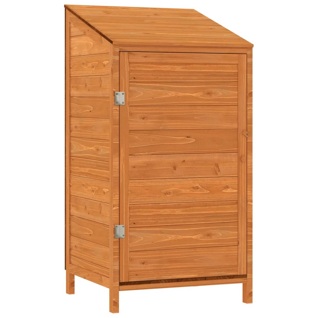 Tuinschuur 55X52X112 Cm Massief Vurenhout Bruin