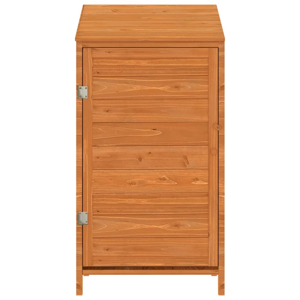 Tuinschuur 55X52X112 Cm Massief Vurenhout Bruin