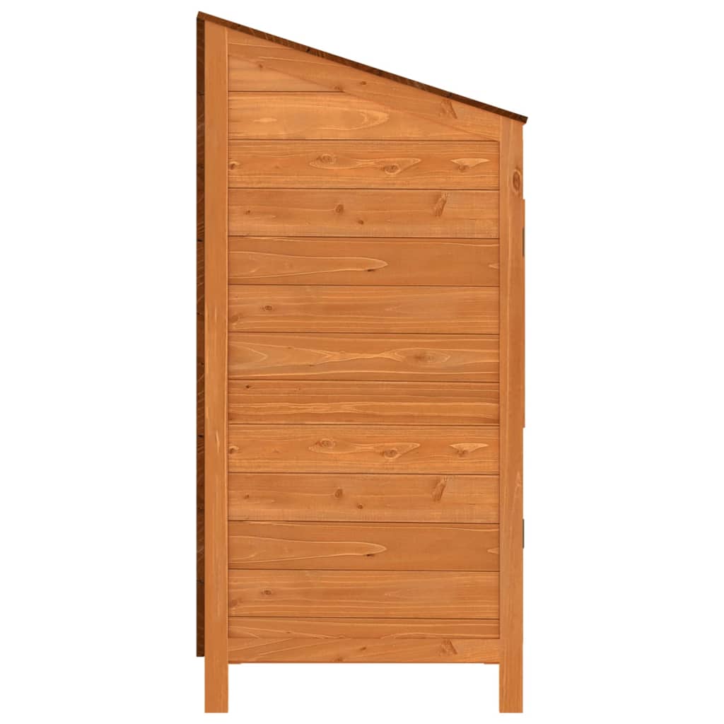 Tuinschuur 55X52X112 Cm Massief Vurenhout Bruin