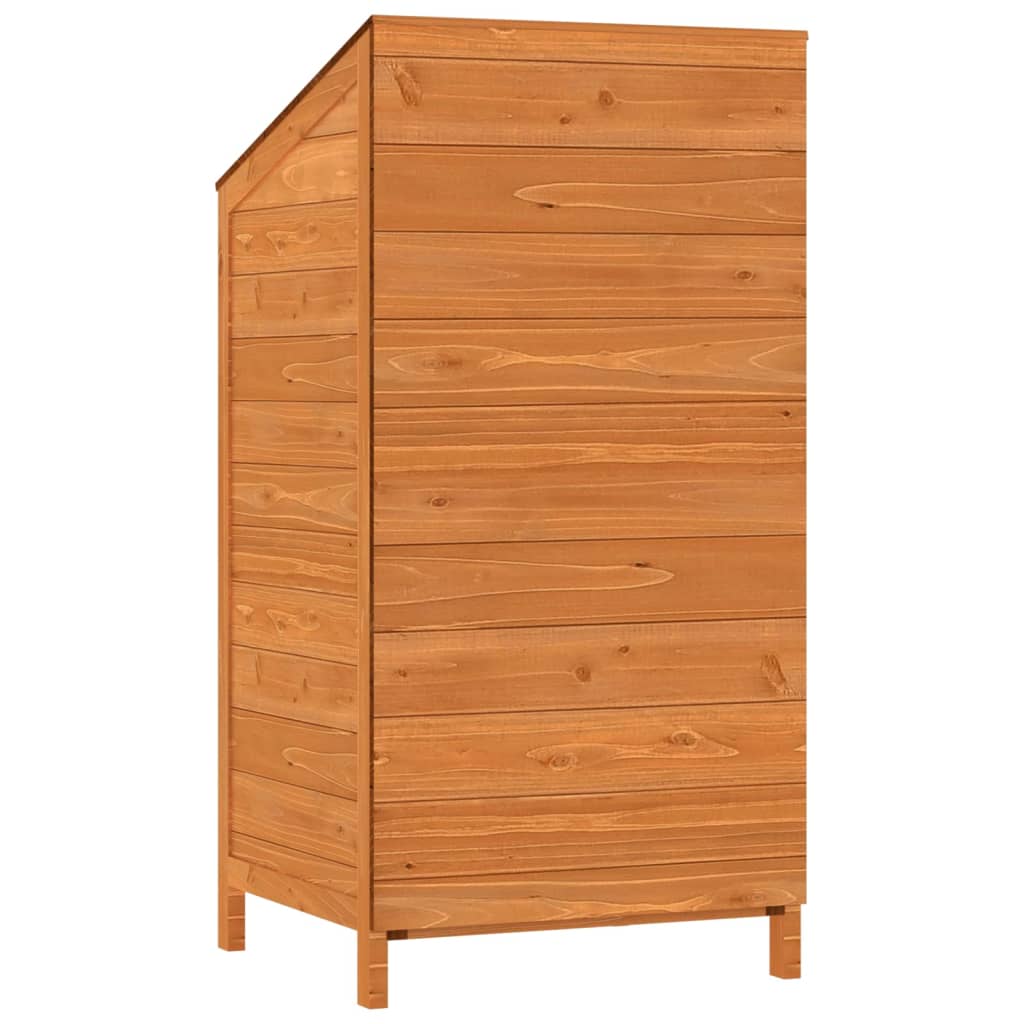 Tuinschuur 55X52X112 Cm Massief Vurenhout Bruin