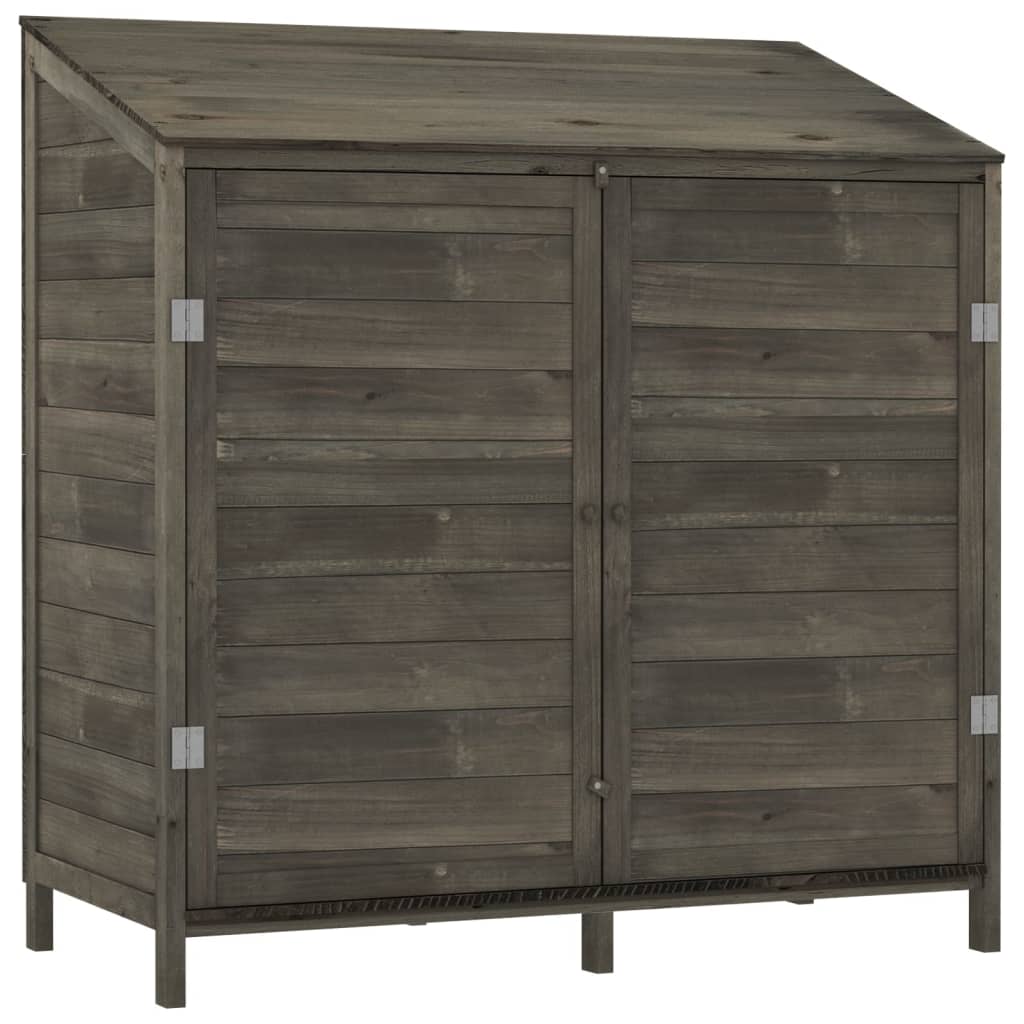 Tuinschuur 102X52X112 Cm Massief Vurenhout Antracietkleurig