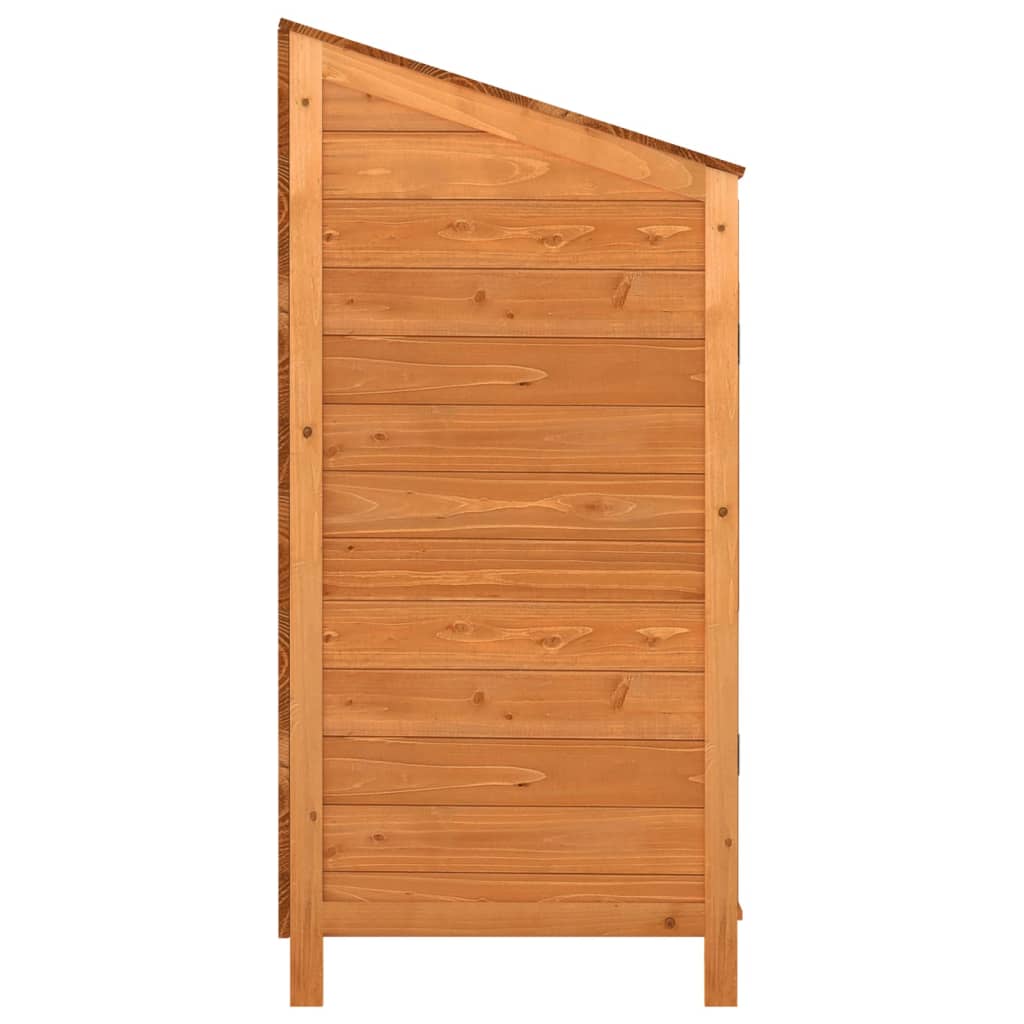 Tuinschuur 102X52X112 Cm Massief Vurenhout Bruin
