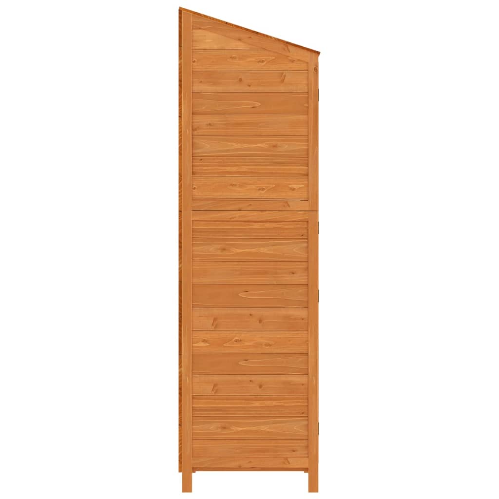Tuinschuur 102X52X174,5 Cm Massief Vurenhout Bruin