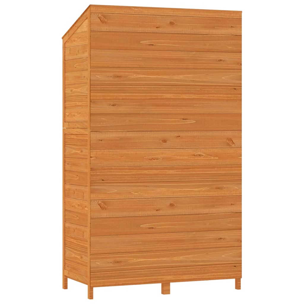 Tuinschuur 102X52X174,5 Cm Massief Vurenhout Bruin
