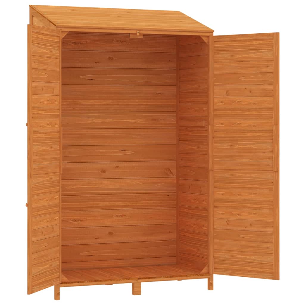 Tuinschuur 102X52X174,5 Cm Massief Vurenhout Bruin