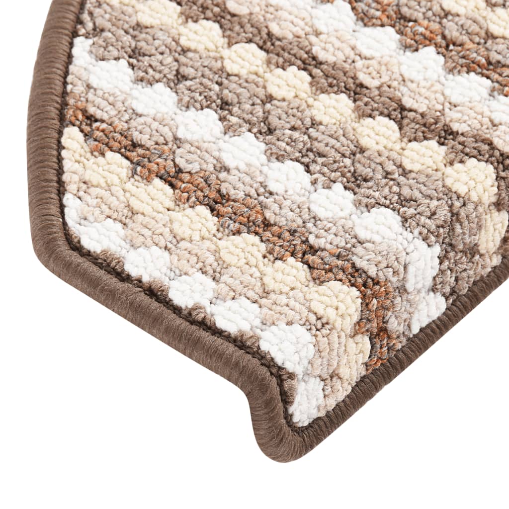Trapmatten Zelfklevend 15 St 65X28 Cm Meerkleurig Bruin