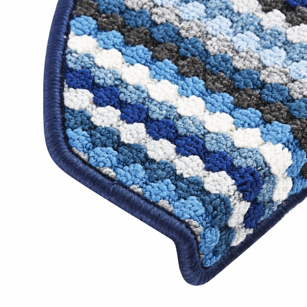 Trapmatten Zelfklevend 15 St 65X28 Cm Meerkleurig Blauw