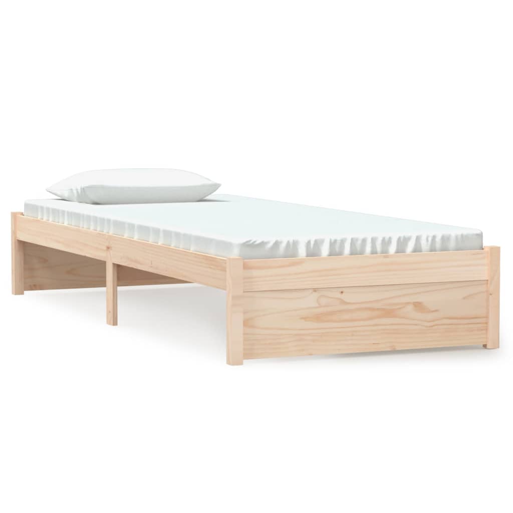 Bedframe Massief Hout 75X190 Cm 2Ft6 Small Single