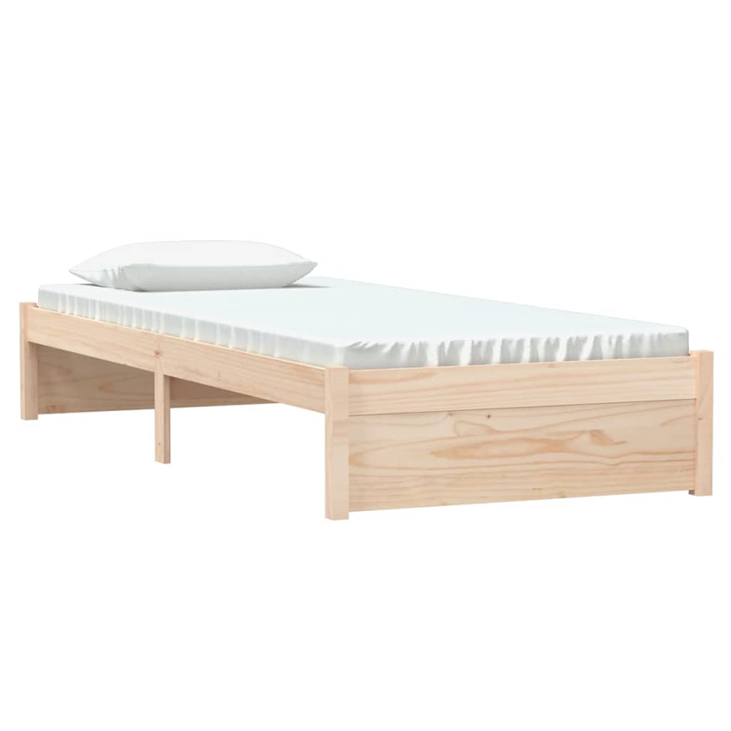 Bedframe Massief Hout 75X190 Cm 2Ft6 Small Single