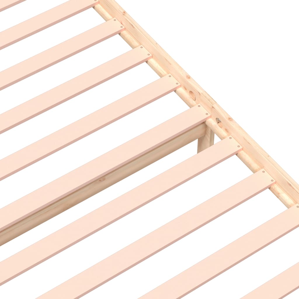 Bedframe Massief Hout 75X190 Cm 2Ft6 Small Single