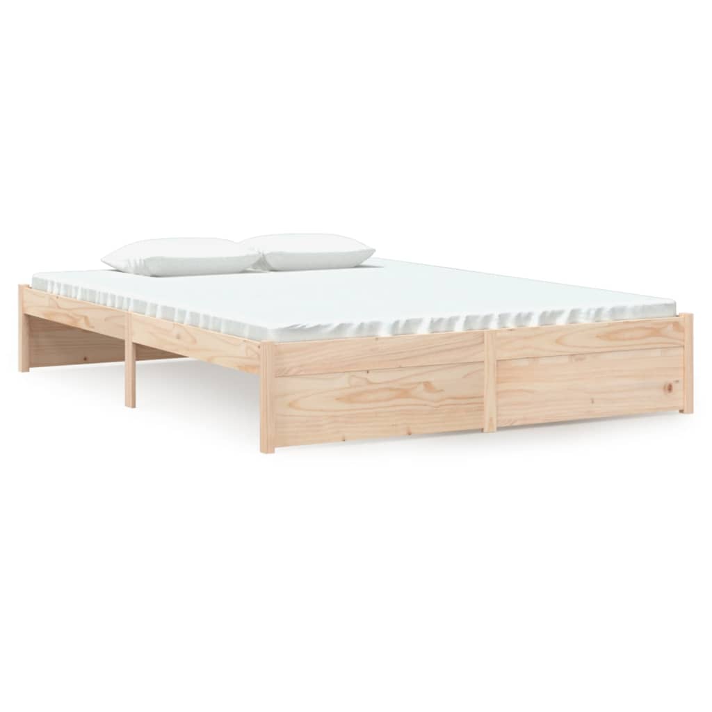 Bedframe Massief Hout 135X190 Cm 4Ft6 Double