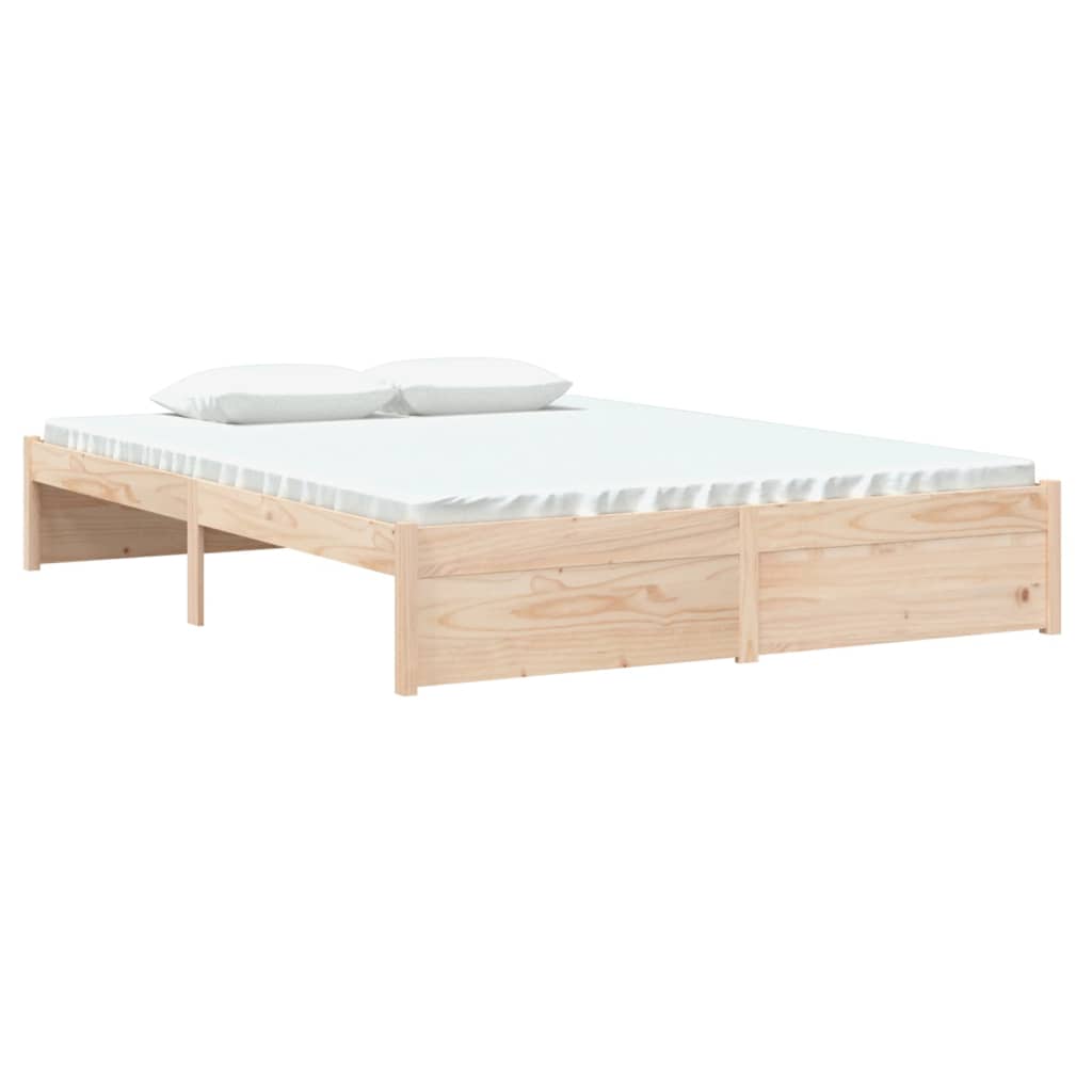 Bedframe Massief Hout 135X190 Cm 4Ft6 Double