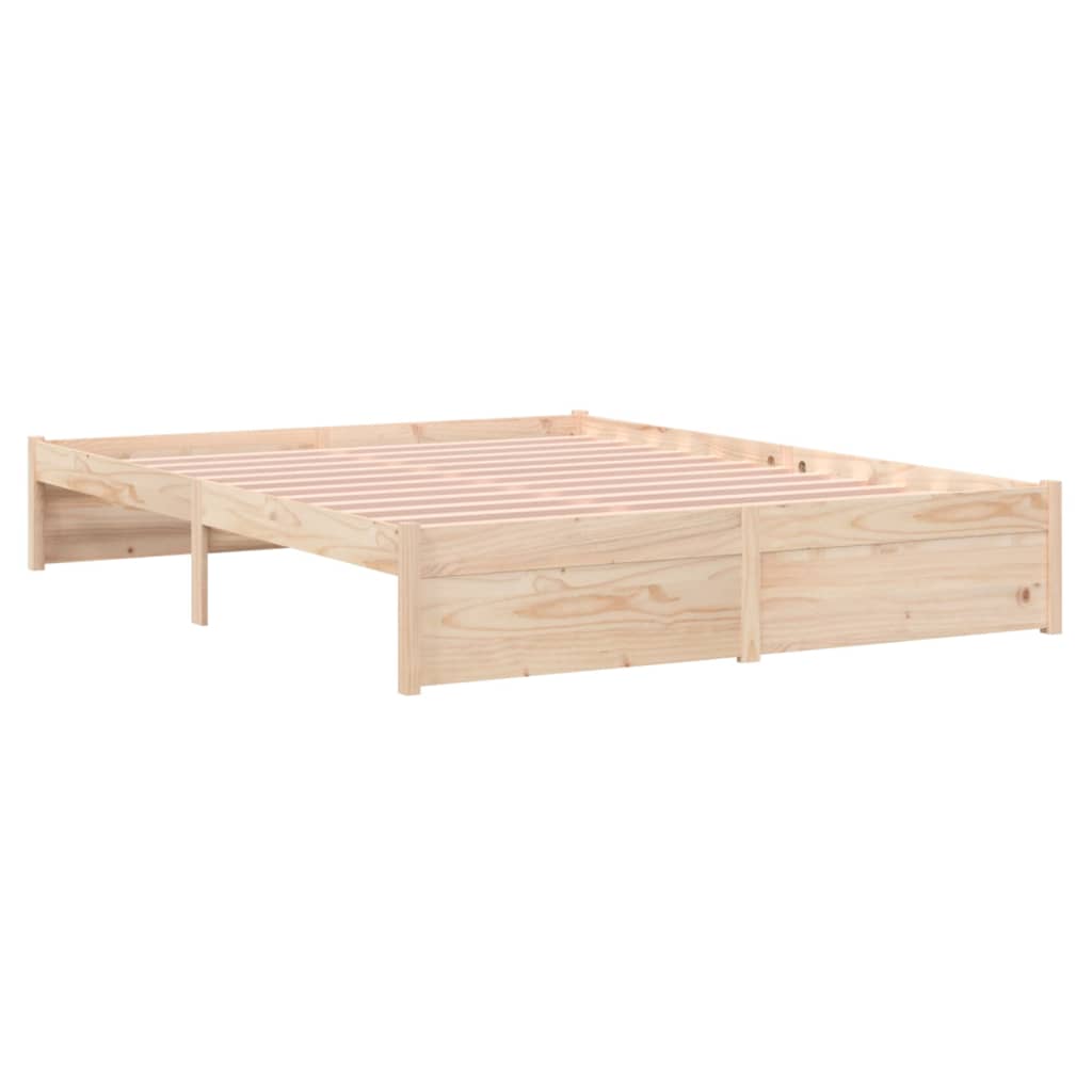 Bedframe Massief Hout 135X190 Cm 4Ft6 Double