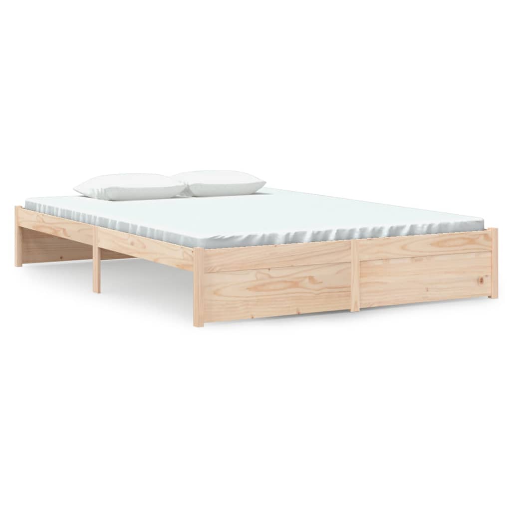 Bedframe Massief Hout 140X190 Cm