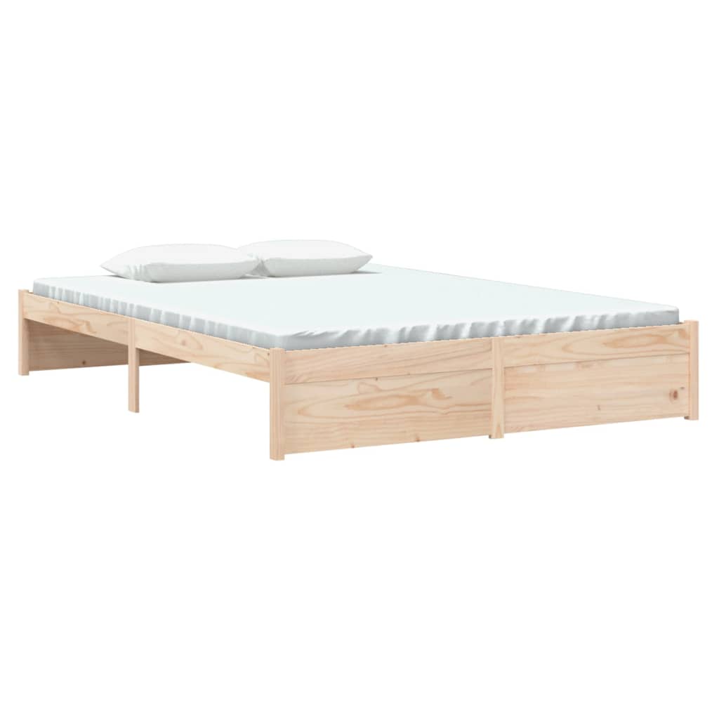 Bedframe Massief Hout 140X190 Cm