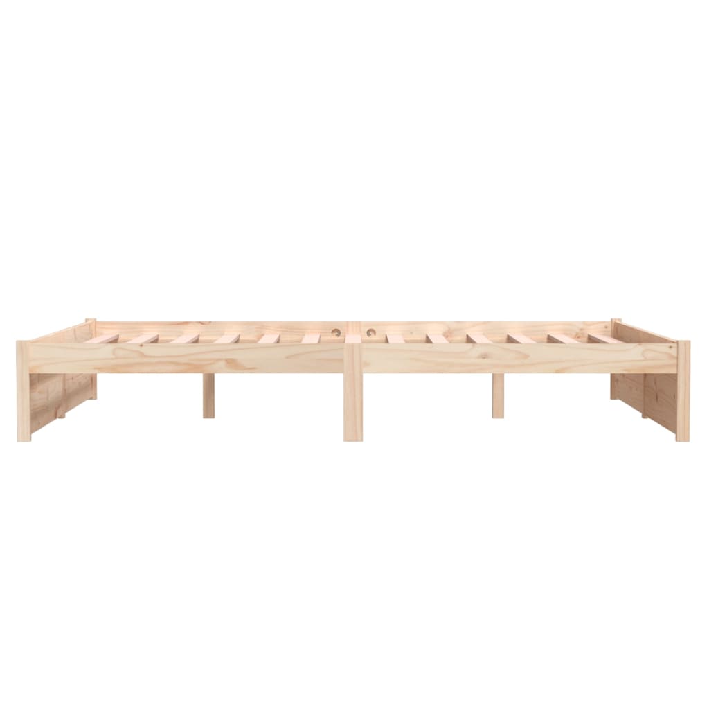 Bedframe Massief Hout 140X190 Cm