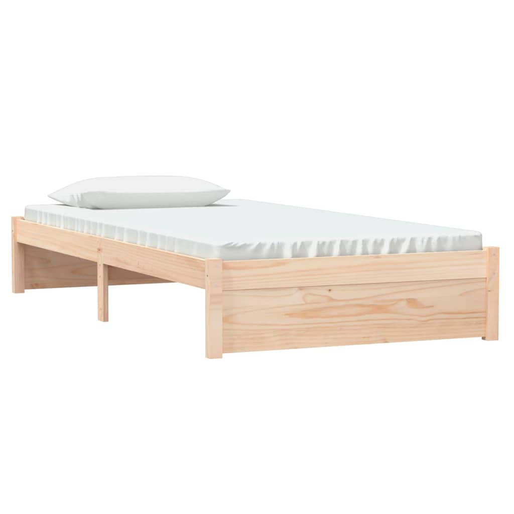 Bedframe Massief Hout 100X200 Cm