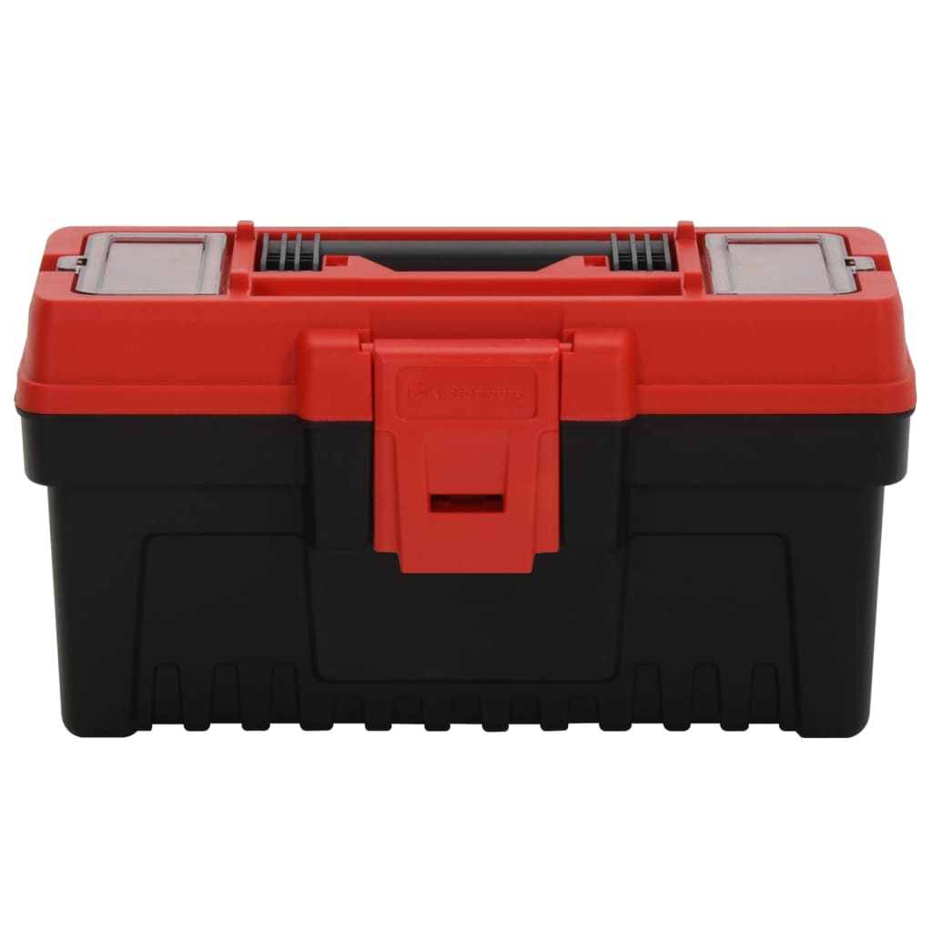 2 St Gereedschapskisten Polypropeen Zwart En Rood