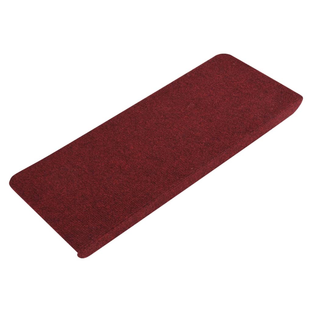 Trapmatten Zelfklevend 15 St 65X28 Cm Rood