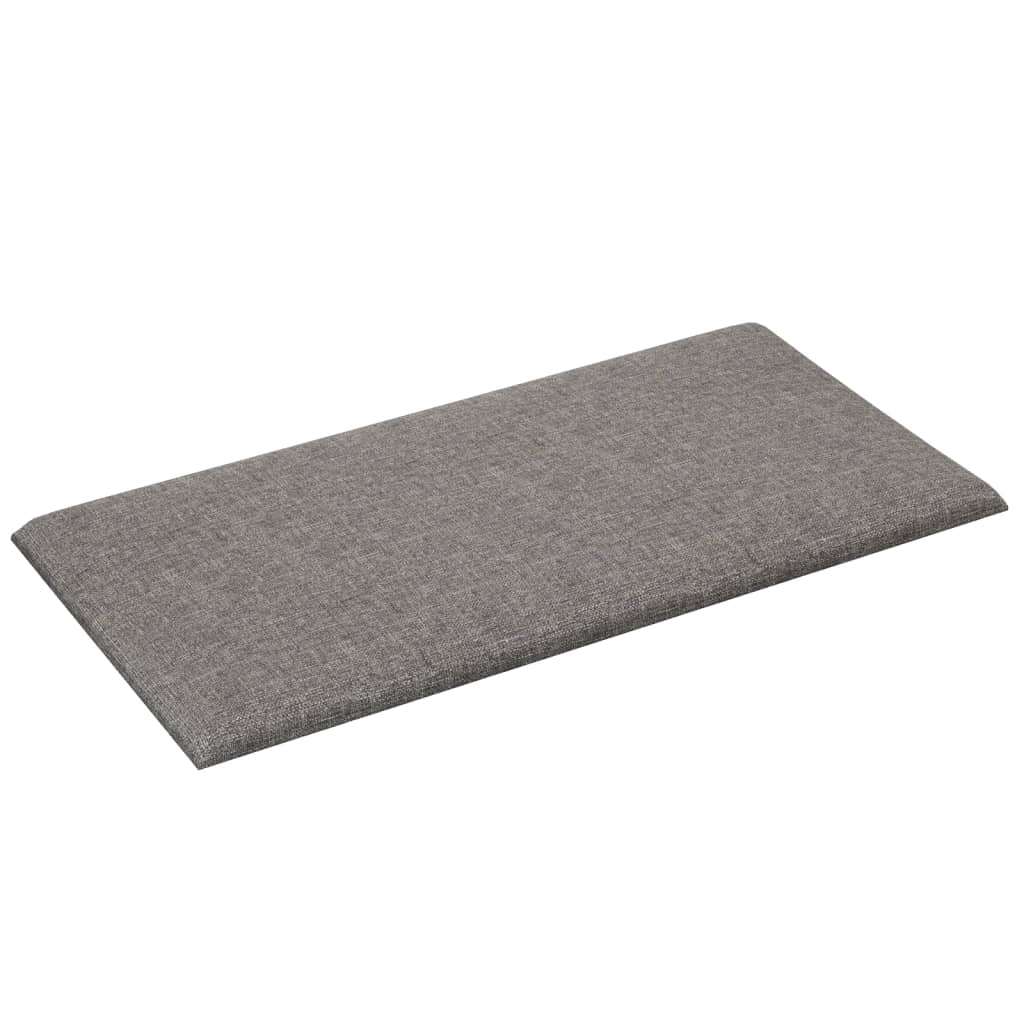 Wandpanelen 12 St 2,16 M² 60X30 Cm Stof Lichtgrijs