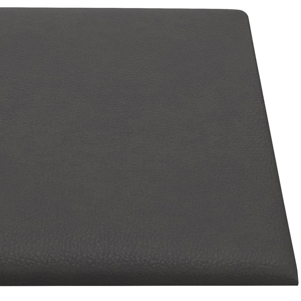 Wandpanelen 12 St 2,16 M² 60X30 Cm Kunstleer Grijs