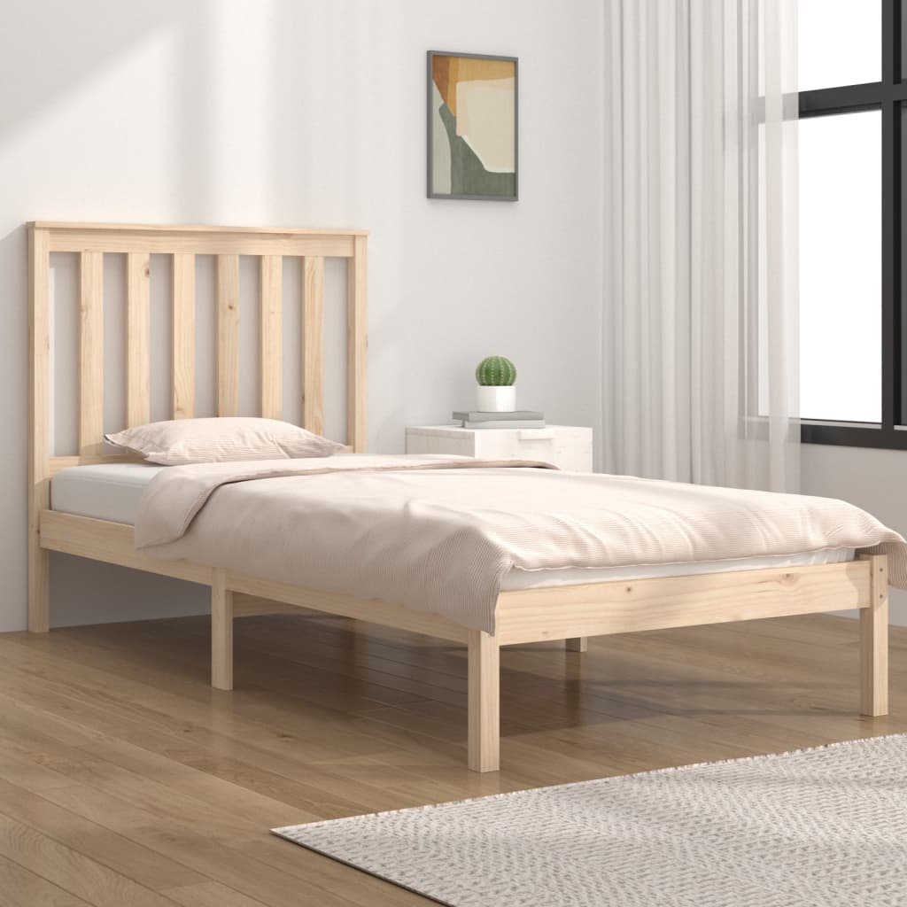 Bedframe Massief Grenenhout 75X190 Cm 2Ft6 Small Single