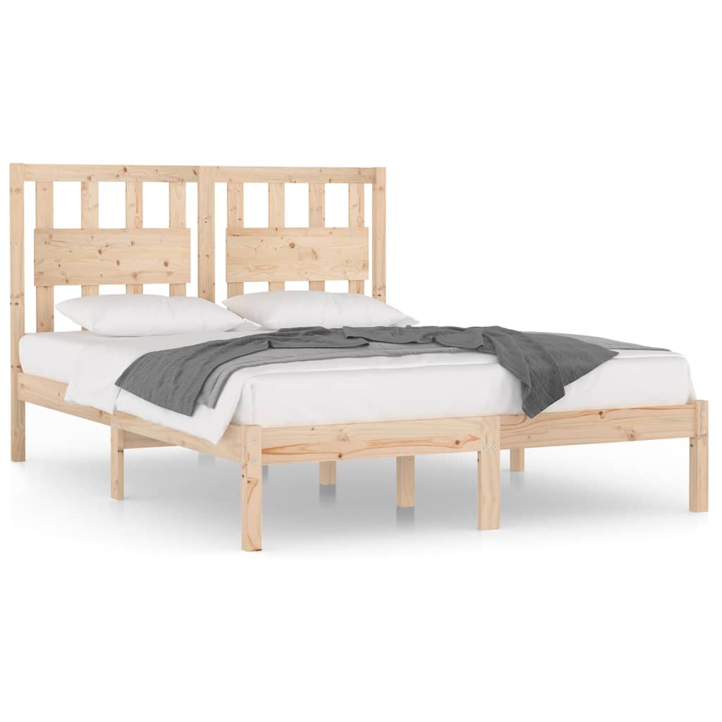 Bedframe Massief Grenenhout 120X190 Cm 4Ft Small Double
