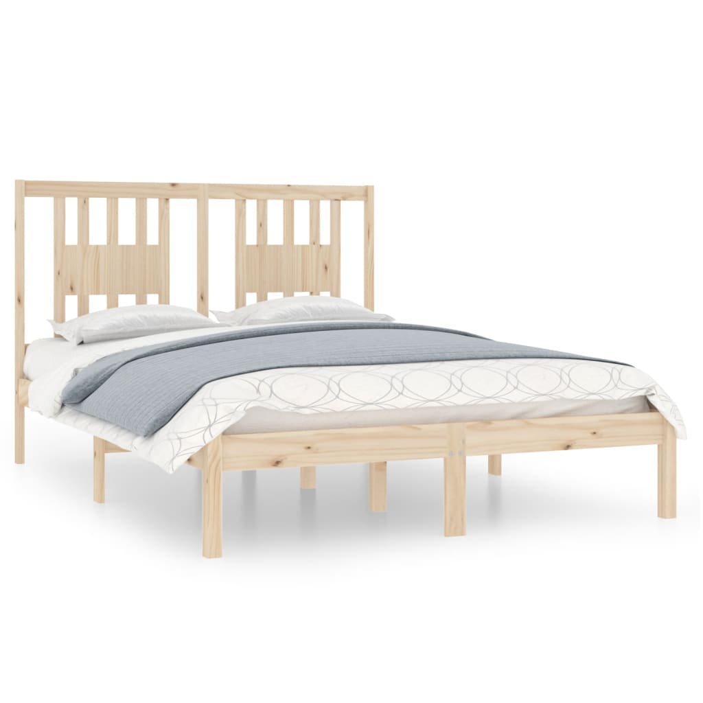 Bedframe Massief Grenenhout 140X190 Cm