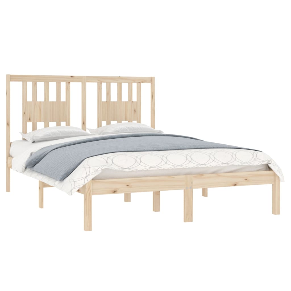 Bedframe Massief Grenenhout 140X190 Cm