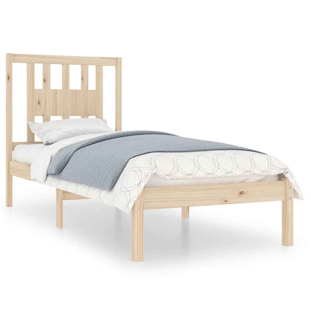 Bedframe Massief Grenenhout 90X200 Cm