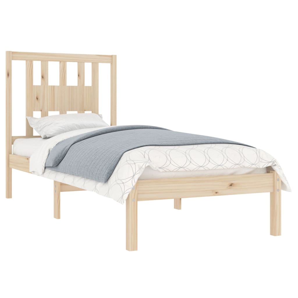 Bedframe Massief Grenenhout 90X200 Cm
