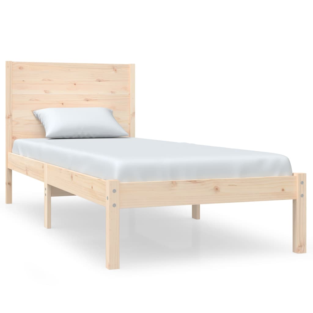 Bedframe Massief Grenenhout 100X200 Cm