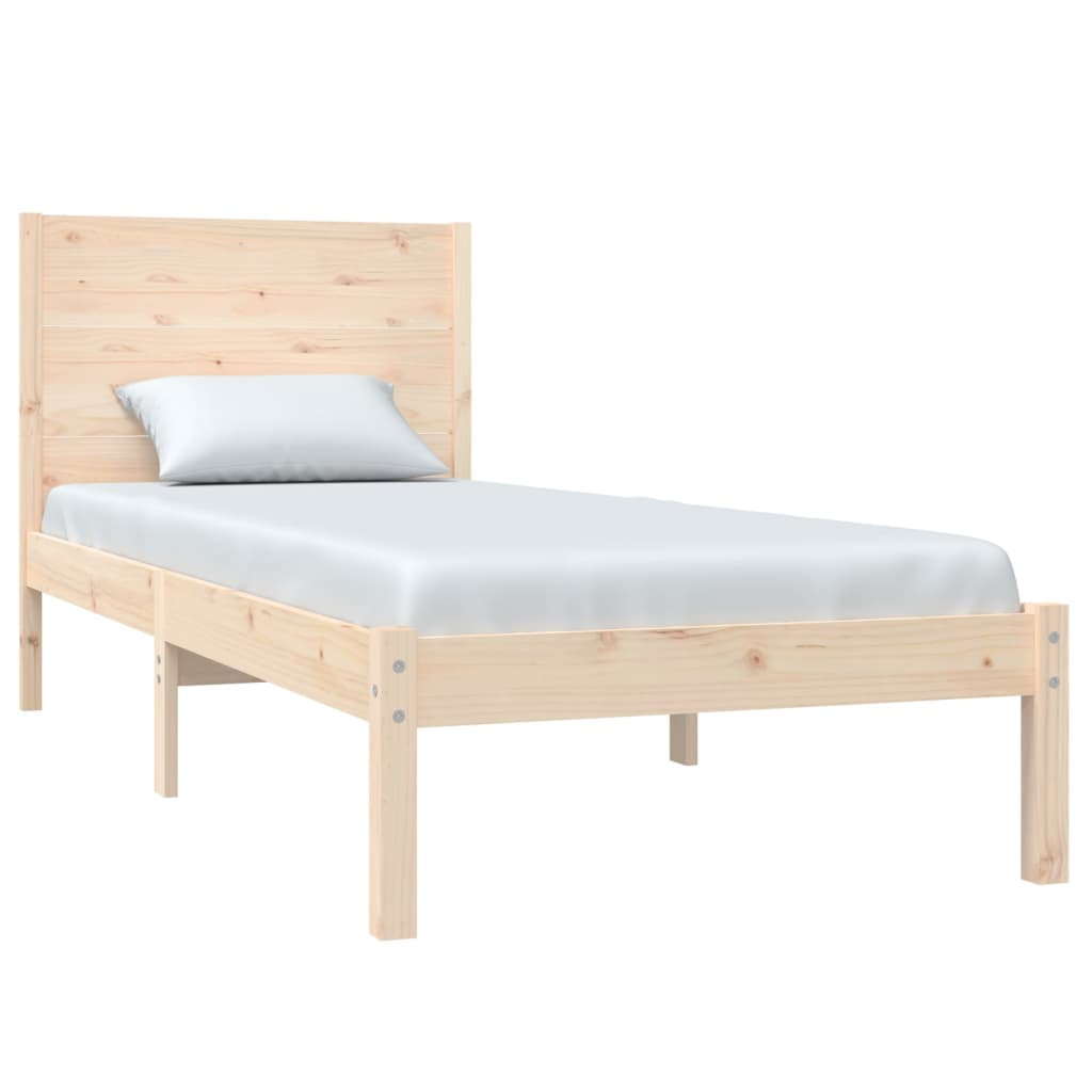 Bedframe Massief Grenenhout 100X200 Cm