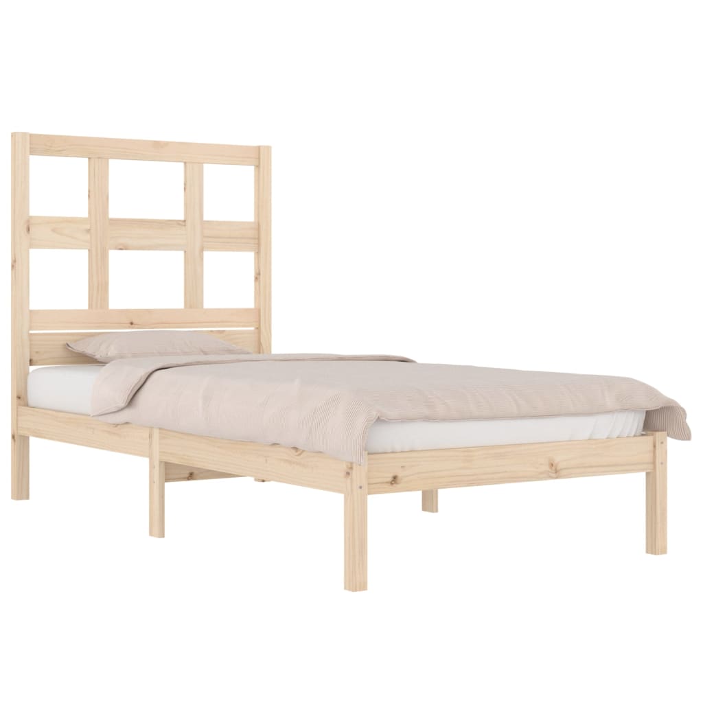 Bedframe Massief Grenenhout 90X200 Cm