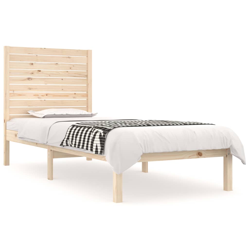 Bedframe Massief Hout 75X190 Cm 2Ft6 Small Single