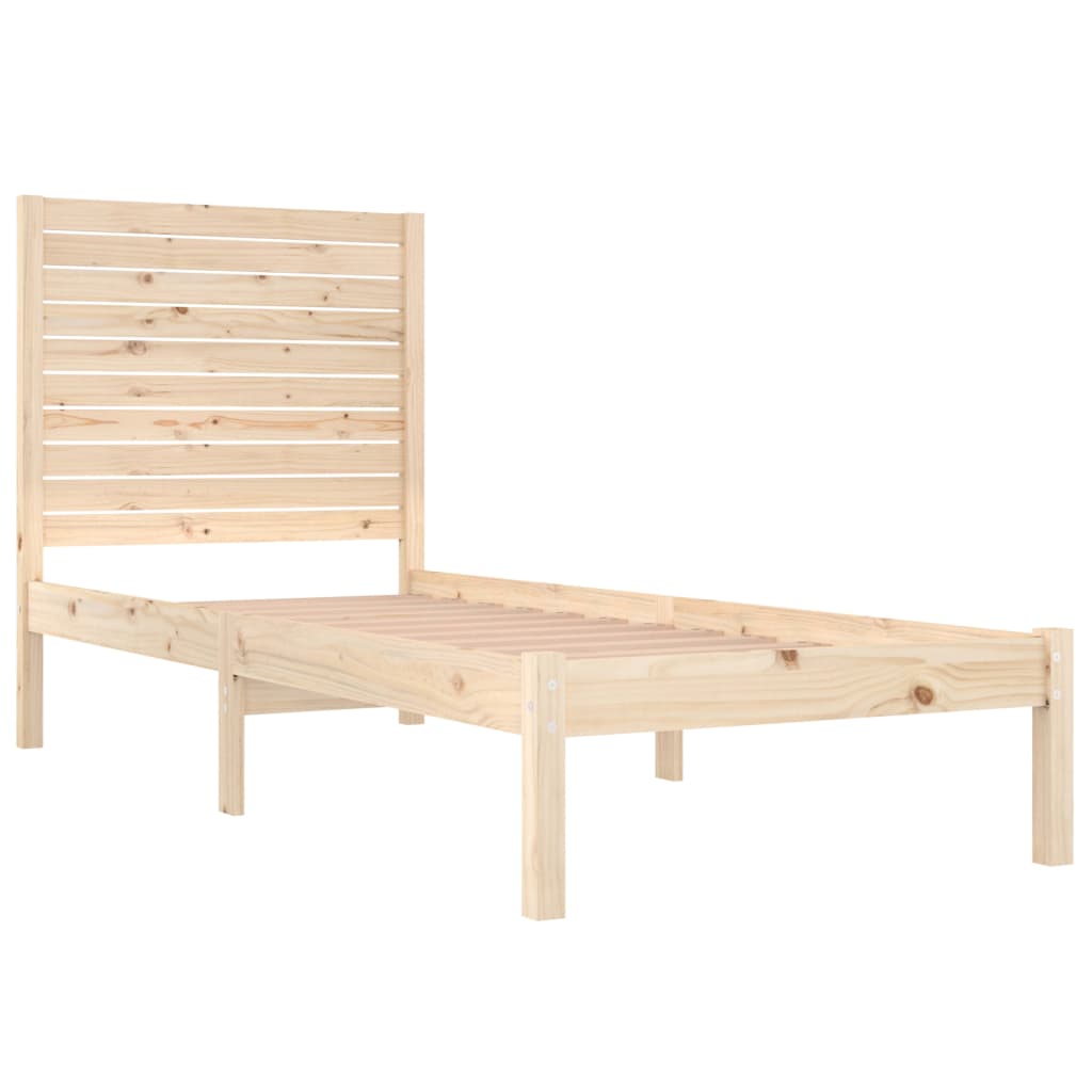 Bedframe Massief Hout 75X190 Cm 2Ft6 Small Single