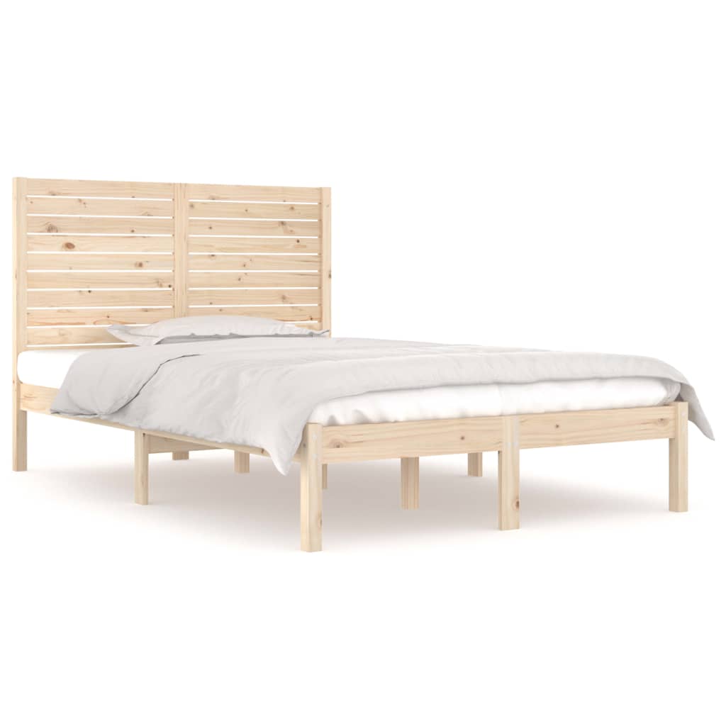 Bedframe Massief Hout 140X190 Cm