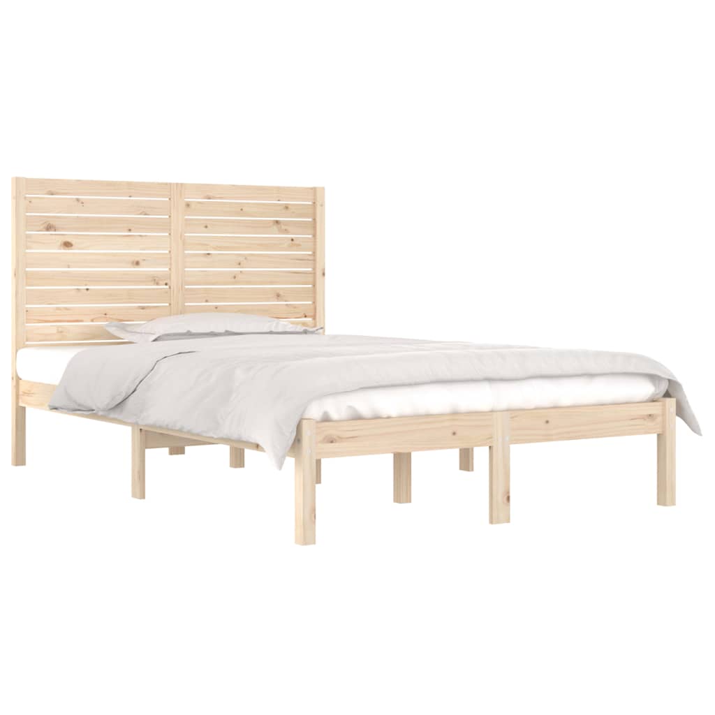 Bedframe Massief Hout 140X190 Cm