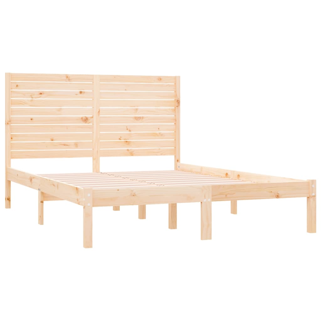 Bedframe Massief Hout 120X200 Cm