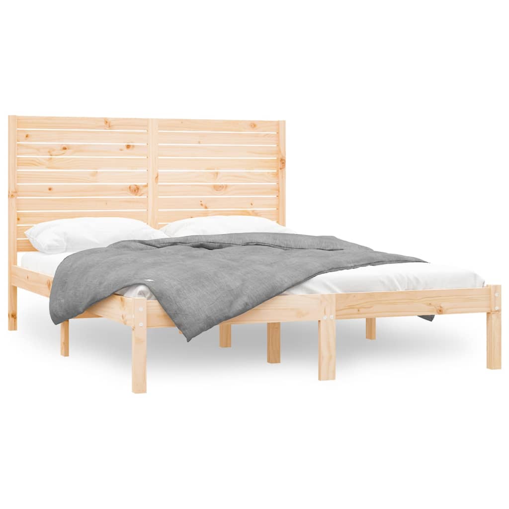 Bedframe Massief Hout 140X200 Cm