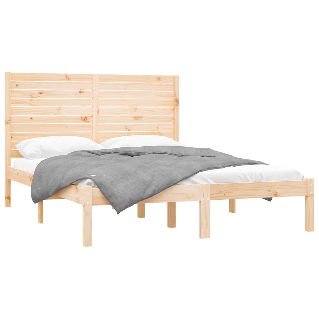 Bedframe Massief Hout 140X200 Cm