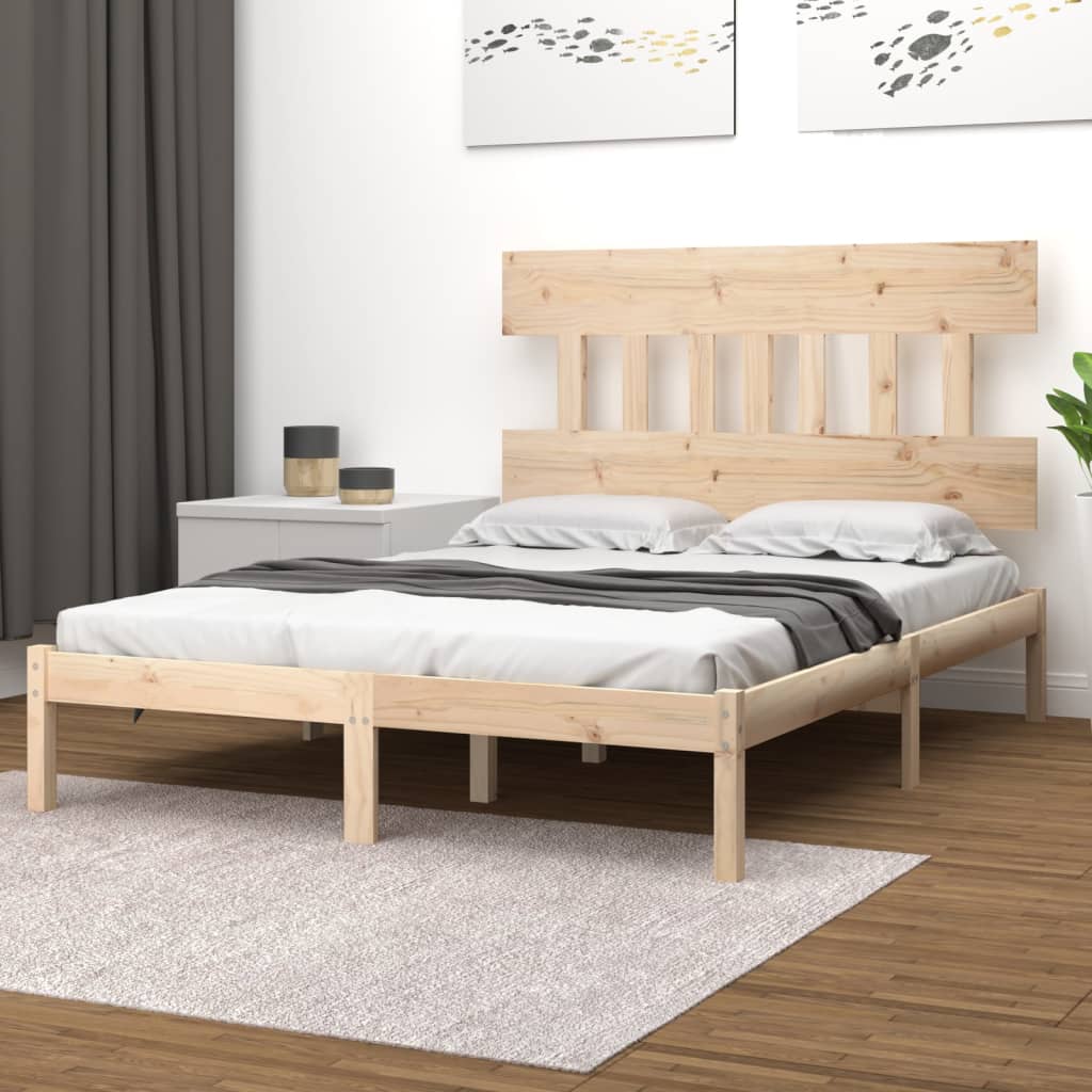 Bedframe Massief Hout 200X200 Cm