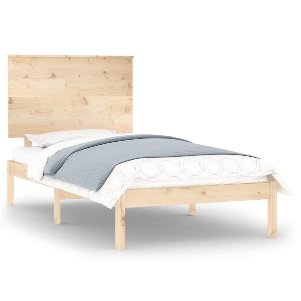 Bedframe Massief Hout 75X190 Cm 2Ft6 Small Single