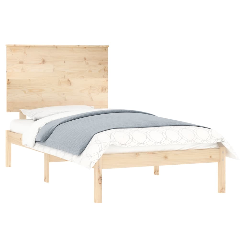 Bedframe Massief Hout 75X190 Cm 2Ft6 Small Single