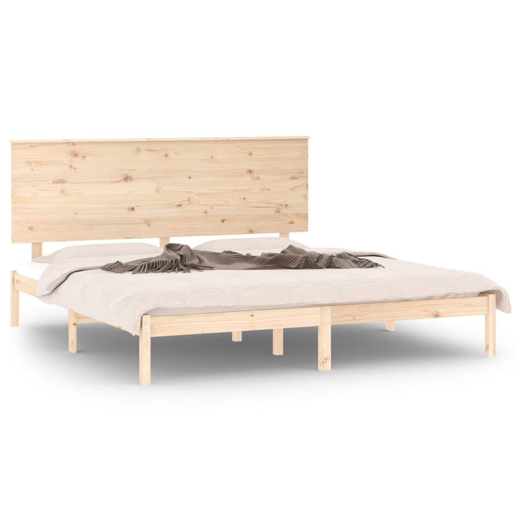 Bedframe Massief Hout 180X200 Cm 6Ft Super King
