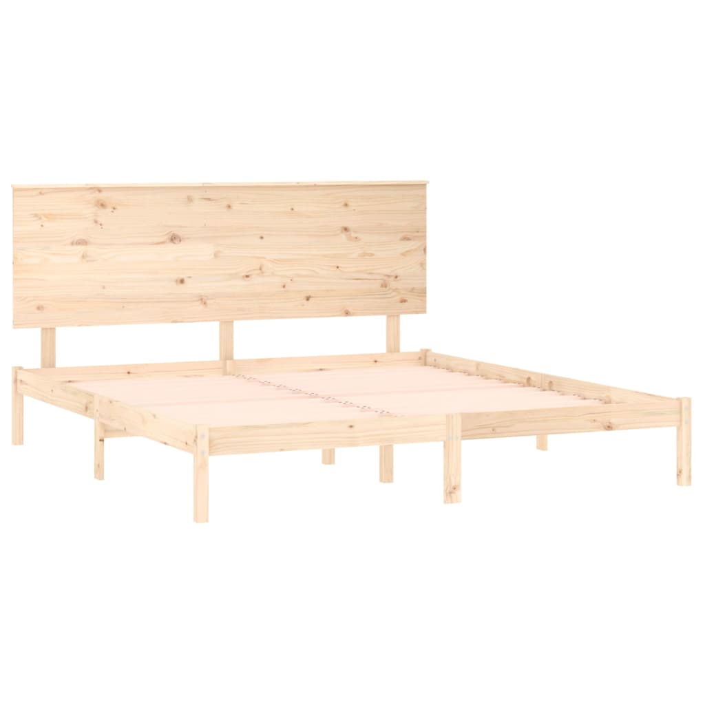 Bedframe Massief Hout 180X200 Cm 6Ft Super King