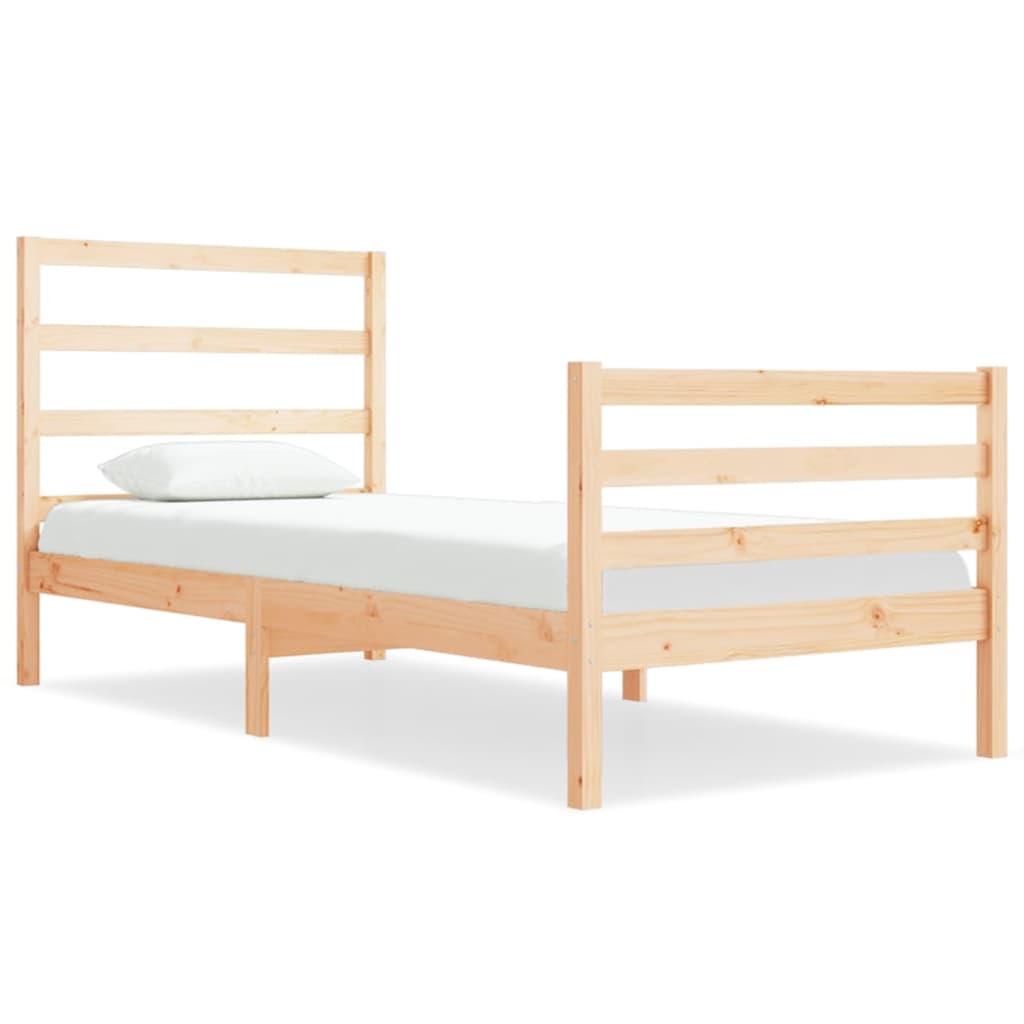 Bedframe Massief Grenenhout 90X190 Cm 3Ft Single